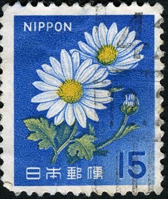 Japao - 1966 - Animais Plantas e Tesouros Nacionais Crisantemo - 15Y