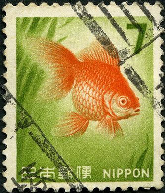 Japao - 1966 - Animais Plantas e Tesouros Nacionais Peixe Dourado - 7Y