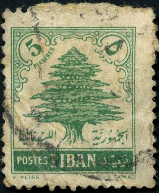 Libano - 1953 - Cedro - 5P