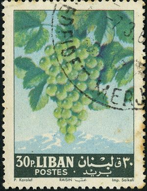 Libano - 1955 - Uvas - 30P