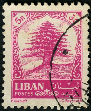 Libano - 1957 - Cedro - 5P