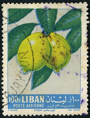Libano - 1962 - Frutos - Limao - 100P