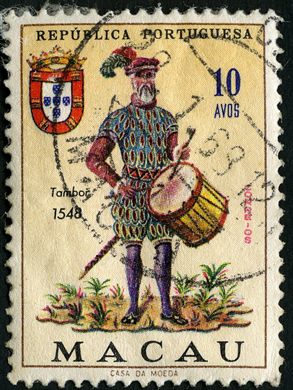 Macau - 1966 - Uniformes Militares - Tambor 1548 - 10Avos
