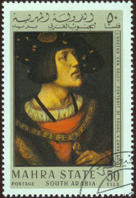 Mahra - 1967 - Pinturas Van Orley Carlos V Jovem - 50Fils