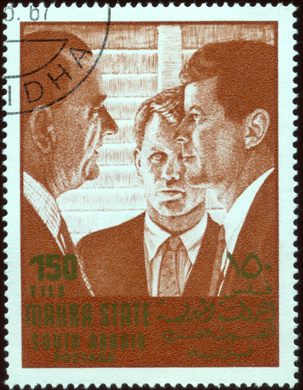 Mahra - 1967 - Kennedy JFK com Irmaos Robert e Ted - 150Fils