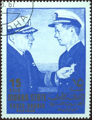 Mahra - 1967 - Kennedy JFK com Oficial Naval - 15Fils