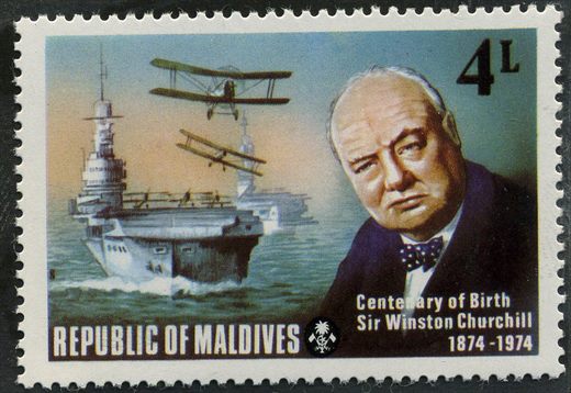 Maldivas - 1974 - Centenario Winston Churchill - 4L