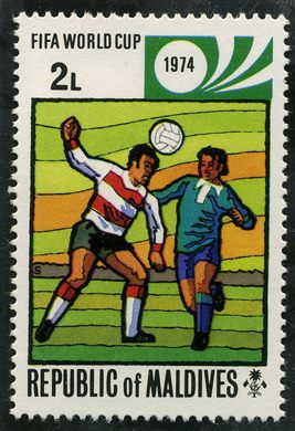 Maldivas - 1974 - Mundial FIFA - 2L