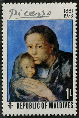 Maldivas - 1974 - Picasso - 1L