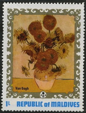 Maldivas - 1974 - Van Gogh - 1L