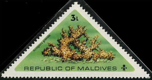 Maldivas - 1975 - Corais - 3L