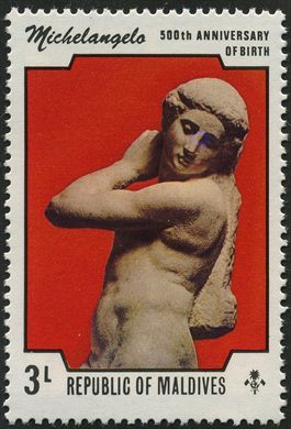 Maldivas - 1975 - Michelangelo - 3L