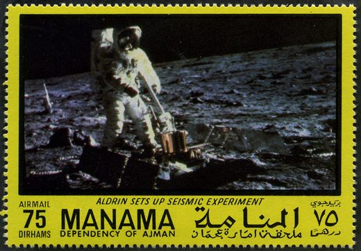 Manama - 1970 - Apolo Lua - Aldrin Experiencia Sismica - 75Dh