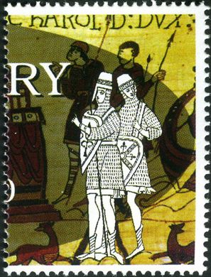 Turquemenistao (Vinhetas) - 1999 - Millennium Seculo XI Tapecaria de Bayeux - Sem Valor