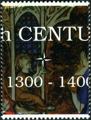 Turquemenistao (Vinhetas) - 1999 - Millennium Seculo XIV - Sem Valor