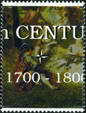 Turquemenistao (Vinhetas) - 1999 - Millennium Seculo XVIII - Sem Valor
