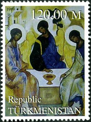 Turquemenistao - 1999 - Millennium - Icone Bizantino - 120M