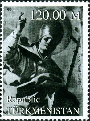 Turquemenistao - 1999 - Millennium - Papa Sao Leao IX - 120M