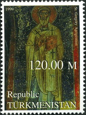 Turquemenistao - 1999 - Millennium - Sao Gregorio de Agrigento - 120M