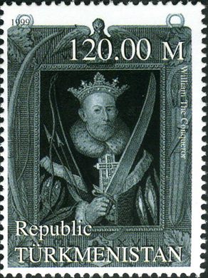 Turquemenistao - 1999 - Millennium - Guilherme o Conquistador - 120M
