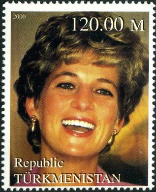 Turquemenistao - 2000 - Princesa Diana - 120M