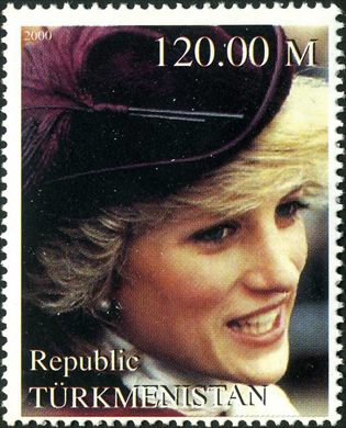 Turquemenistao - 2000 - Princesa Diana - 120M
