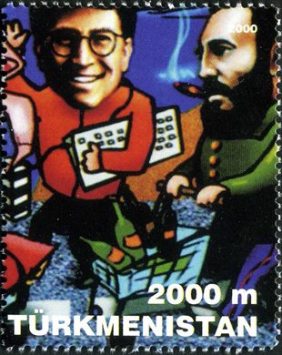 Turquemenistao - 2000 - Pop Art Personagens - 2000M