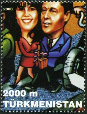 Turquemenistao - 2000 - Pop Art Casal - 2000M