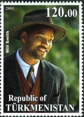 Turquemenistao - 2001 - Celebridades - Will Smith - 120M