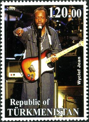 Turquemenistao - 2001 - Celebridades - Wyclef Jean - 120M