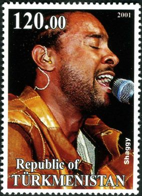 Turquemenistao - 2001 - Celebridades - Shaggy - 120M