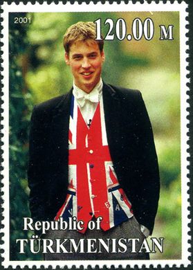 Turquemenistao - 2001 - Principe William - 120M