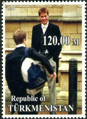 Turquemenistao - 2001 - Principe William - 120M