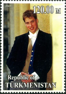 Turquemenistao - 2001 - Principe William - 120M