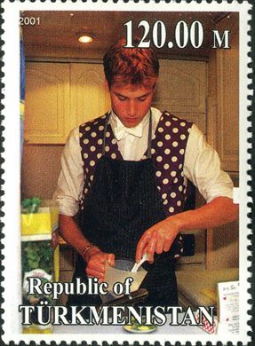 Turquemenistao - 2001 - Principe William - 120M