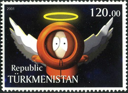 Turquemenistao - 2001 - South Park Kenny Anjo - 120M
