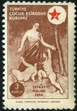 Turquia (Beneficencia) - 1956 - Cocuk Esirgeme Kurumu Sefkat - 3Krs