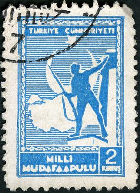 Turquia - 1941 - Imposto Defesa Nacional Milli Mudafaa - 2Krs