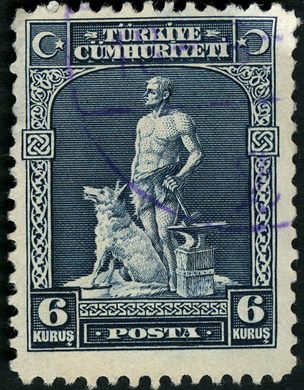 Turquia - 1942 - Presidente Inonu - 6.75Krs