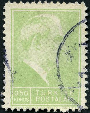 Turquia - 1942 - Ismet Inonu Guzel Sanatlar - 0.50Krs
