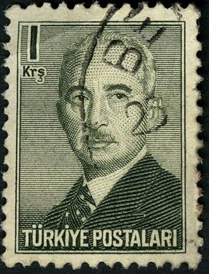 Turquia - 1948 - Definitivo Ismet Inonu - 1K