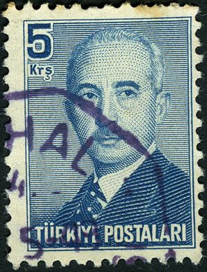 Turquia - 1948 - Presidente Inonu - 5Krs