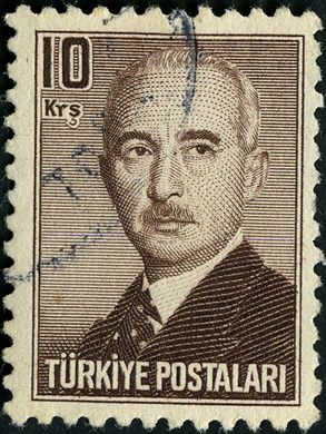 Turquia - 1948 - Presidente Inonu - 10Krs