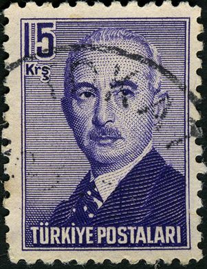 Turquia - 1948 - Presidente Inonu - 15Krs
