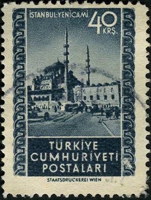 Turquia - 1952 - Vistas Istanbul Yeni Cami - 40Krs