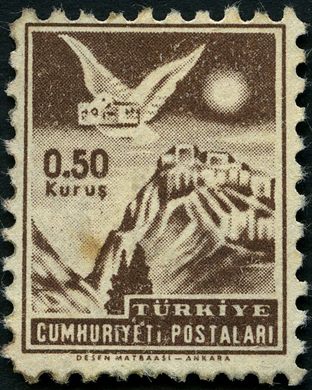 Turquia - 1955 - Vista de Ankara - 0.50Krs
