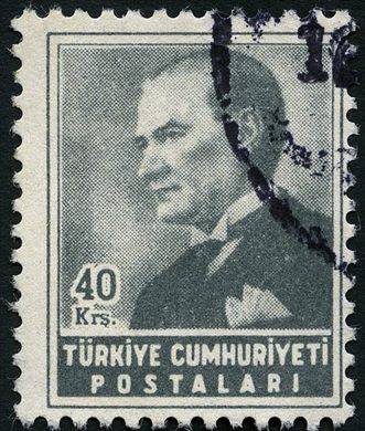 Turquia - 1956 - Ataturk - 40Krs