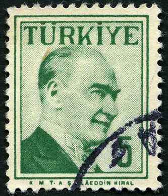 Turquia - 1957 - Ataturk Alaeddin Kiral - 1Krs