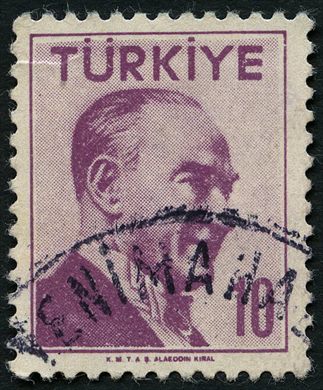 Turquia - 1957 - Ataturk Alaeddin Kiral - 10Krs