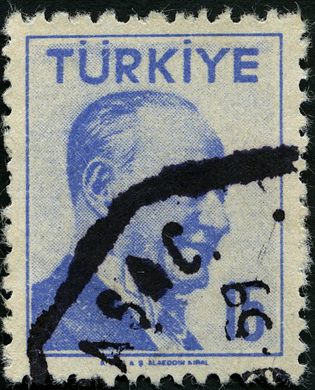 Turquia - 1957 - Ataturk Alaeddin Kiral - 15Krs